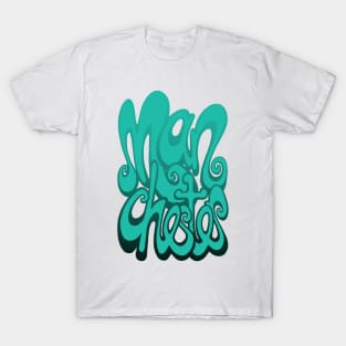 Manchester lettering - Arcadia Blue Green T-Shirt